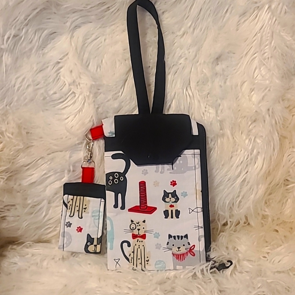 HANDMADE WRISTLIST CELLPHONE HOLDER W/ LIP BALM HOLDER